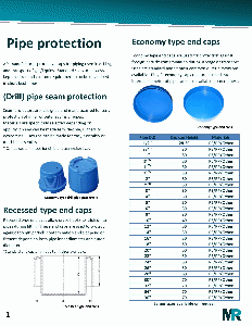 PIPE PROTECTION CAP, PIPE END CAPS