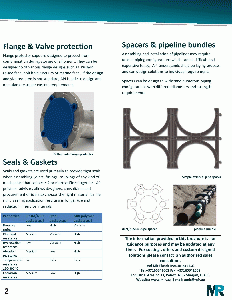 FLANGE AND VALVE PROTECTION, PIPE SPACERS, SEALS AND GASKETS